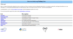 Desktop Screenshot of lists.everybody.org