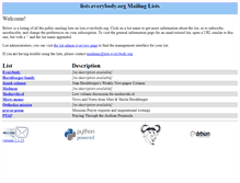 Tablet Screenshot of lists.everybody.org